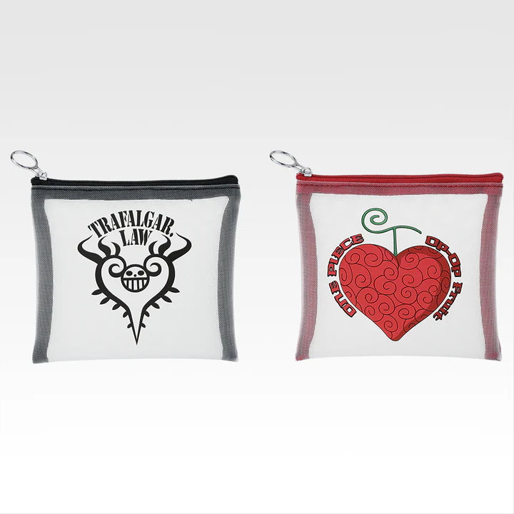Ichiban Kuji One Piece The Unbreakable Law - G Prize Mesh Pouch Complete Set of 2 Types