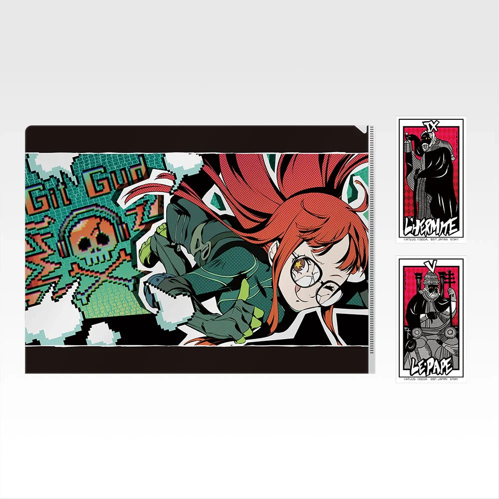 Ichiban Kuji Persona 5 Royal - H Prize Clear File and Sticker Collection Complete Set of 12 Types