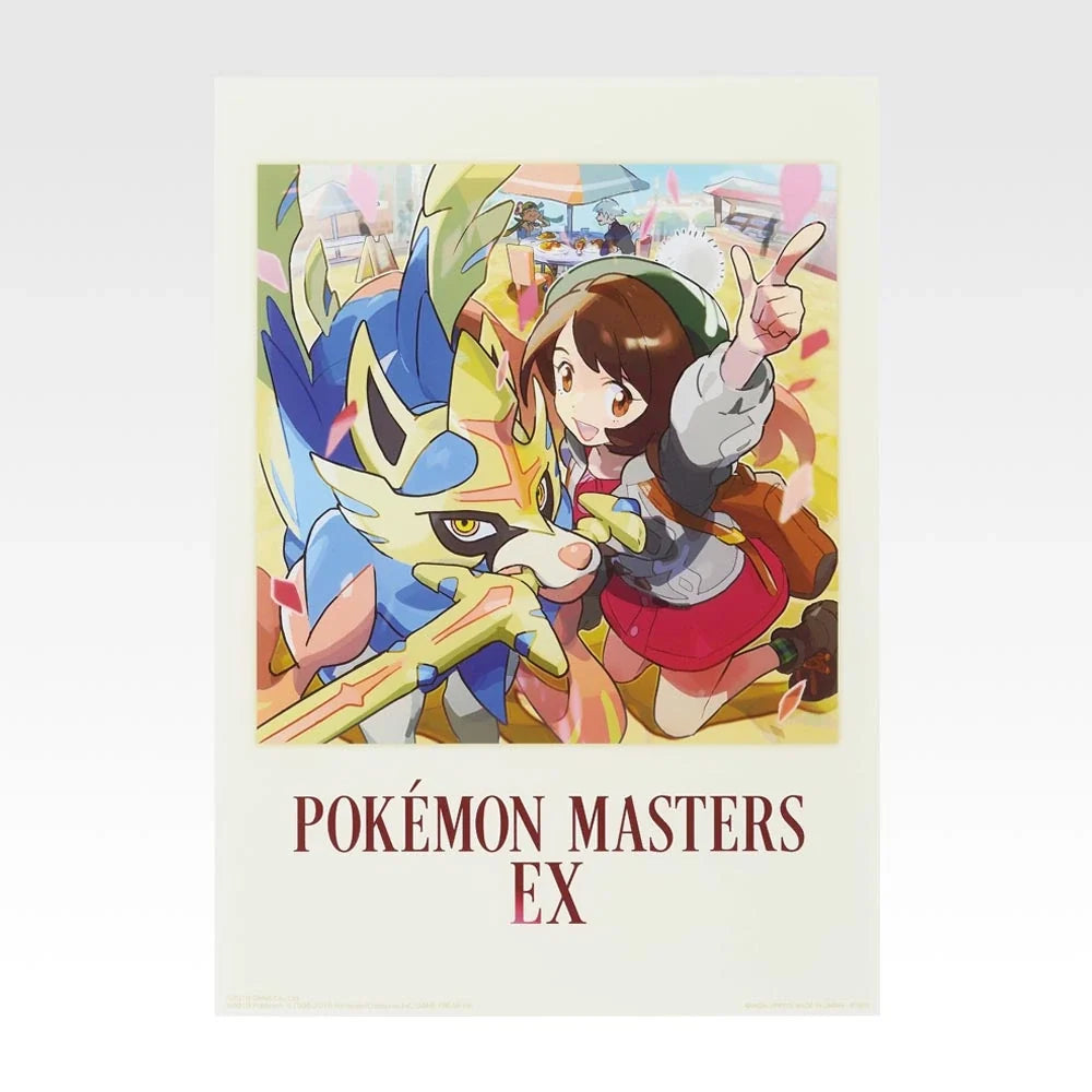 Ichiban Kuji Pokemon Masters EX 7th Anniversary - F Prize Pokemon Masters Art Clear Poster (22 Types)