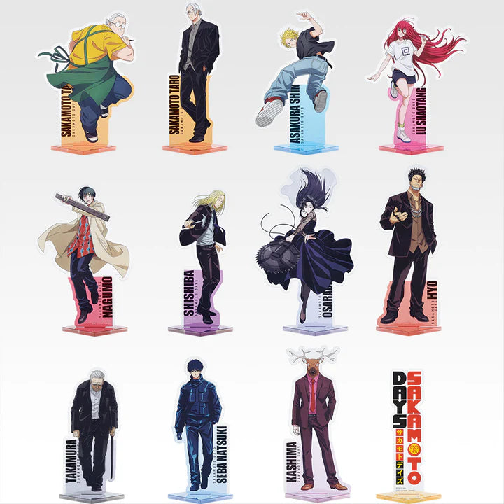 Ichiban   Kuji   Sakamoto   Days   Vol.2   -   I   Prize   Acrylic   Stand   Complete   Set   of   12   Types