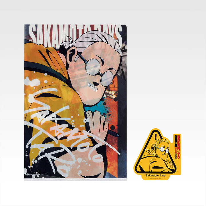 Ichiban   Kuji   Sakamoto   Days   Vol.2   -   J   Prize   Clear   File   and   Sticker   Set   Complete   Set   of   12   Types