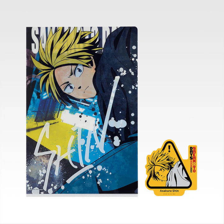 Ichiban   Kuji   Sakamoto   Days   Vol.2   -   J   Prize   Clear   File   and   Sticker   Set   Complete   Set   of   12   Types