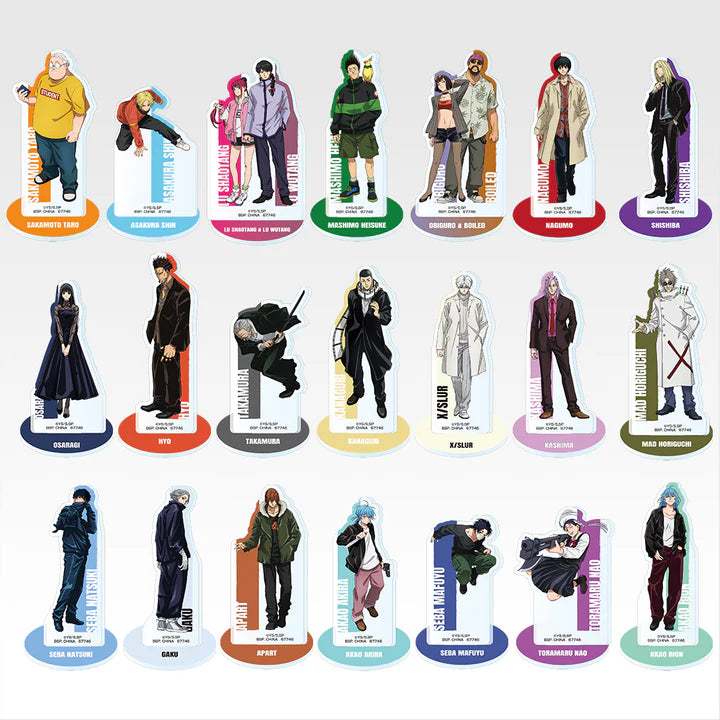 Ichiban Kuji Sakamoto Days Vol.3 - G Prize Acrylic Stand Complete Set of 21 Types