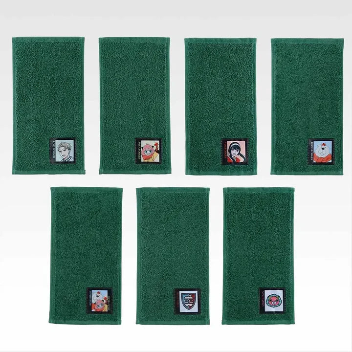 Ichiban Kuji Spy X Family Get ready to have fun! - F Prize Half Towel Complete Set of 7 Types