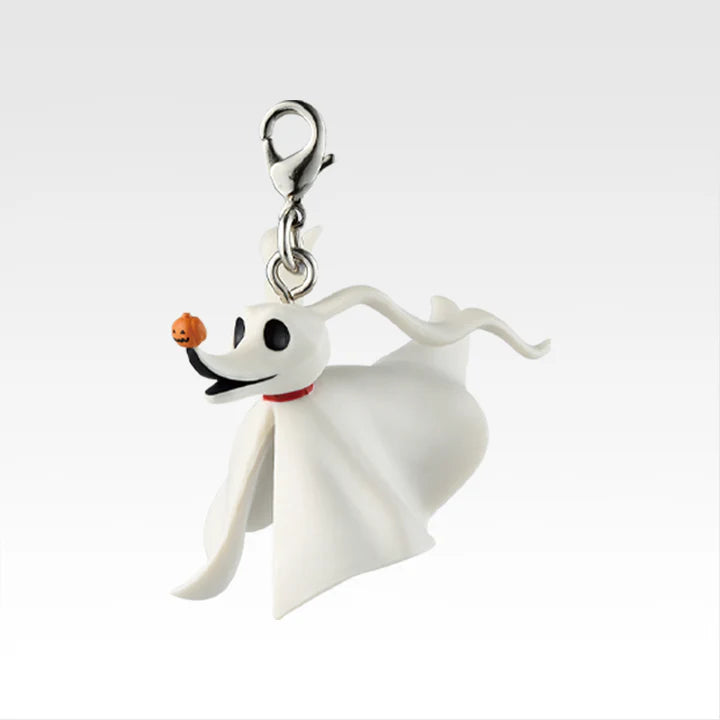 Ichiban Kuji Tim Burton's The Nightmare Before Christmas - E Prize A gift from Halloween Town Keychains Complete Set of 5