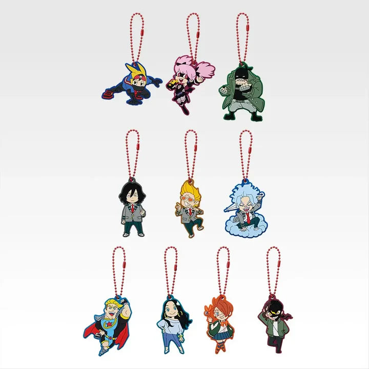 Ichiban Kuji Vigilantes My Hero Academia ILLEGALS - F Prize Rubber Charm Complete Set of 10 Types