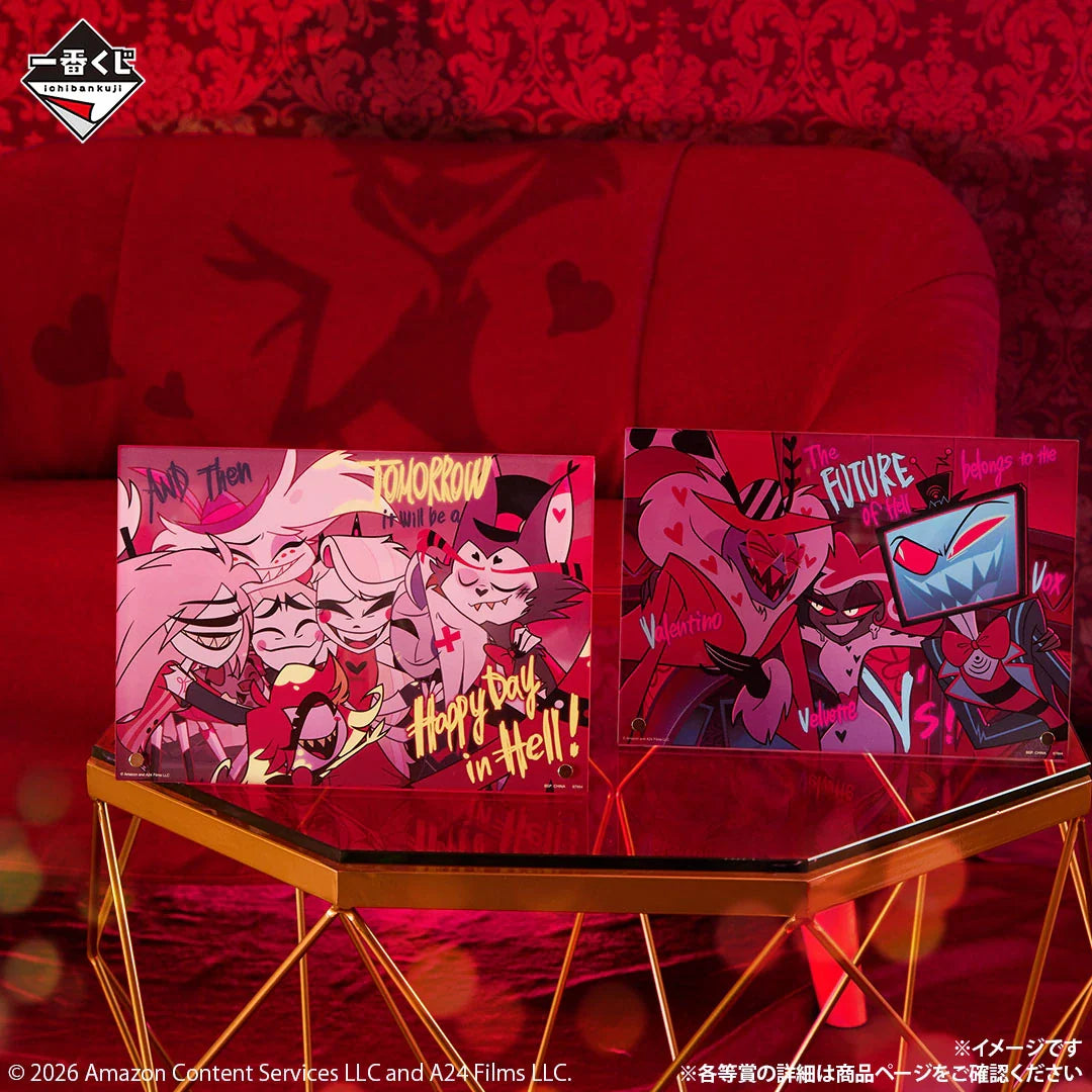 Ichiban Kuji Hazbin Hotel - C Prize Acrylic Boards Duo Set