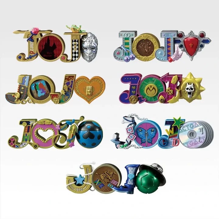 Ichiban Kuji JoJo's Bizarre Adventure The Gathering Of STARS - H Prize LOGO de Collection (7 Types)