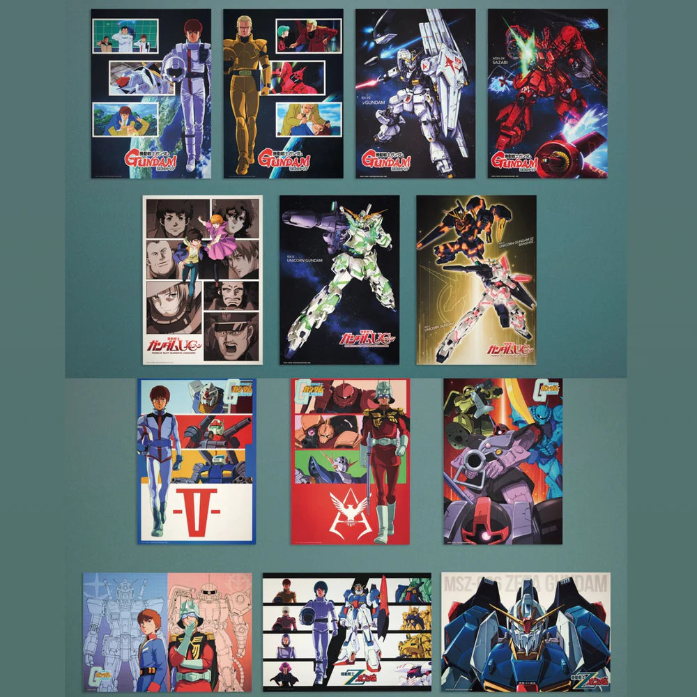 Ichiban Kuji Mobile Suit Gundam Universal Century Saga - G Prize Clear Poster (13 Types)