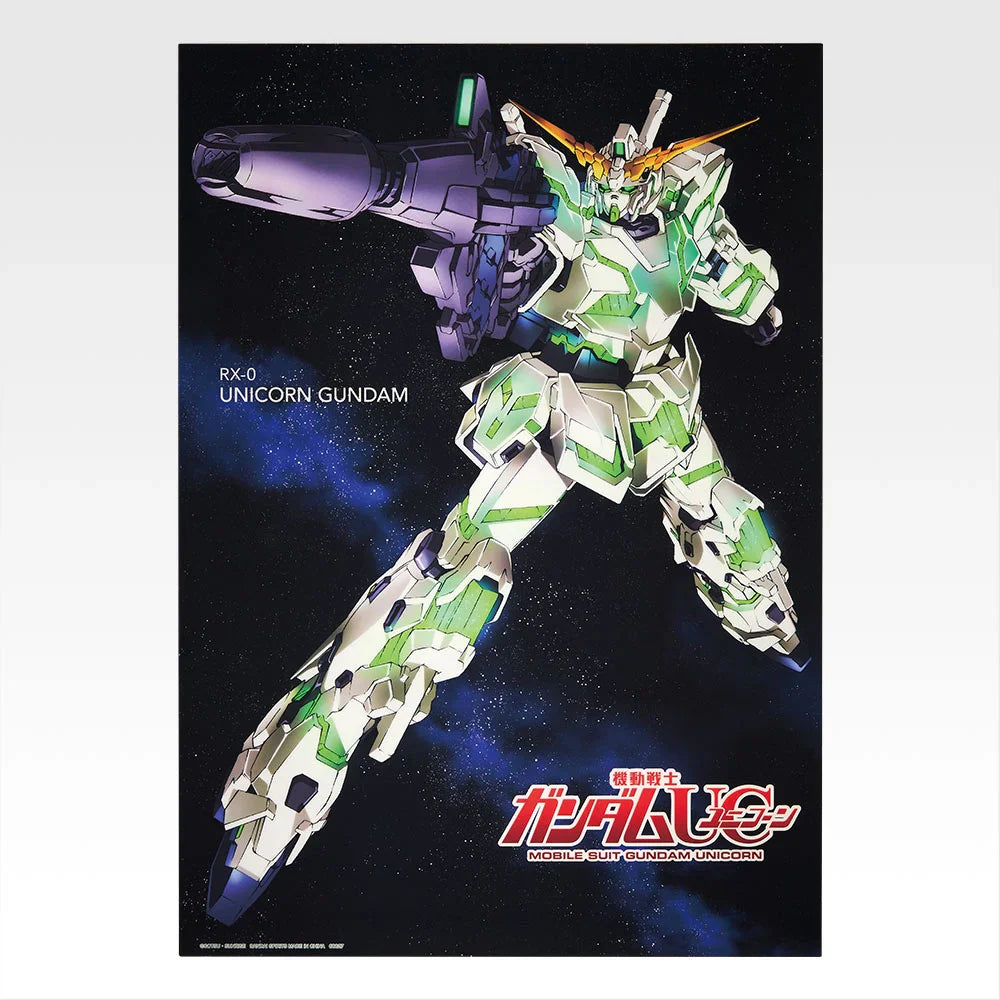 Ichiban Kuji Mobile Suit Gundam Universal Century Saga - G Prize Clear Poster (13 Types)