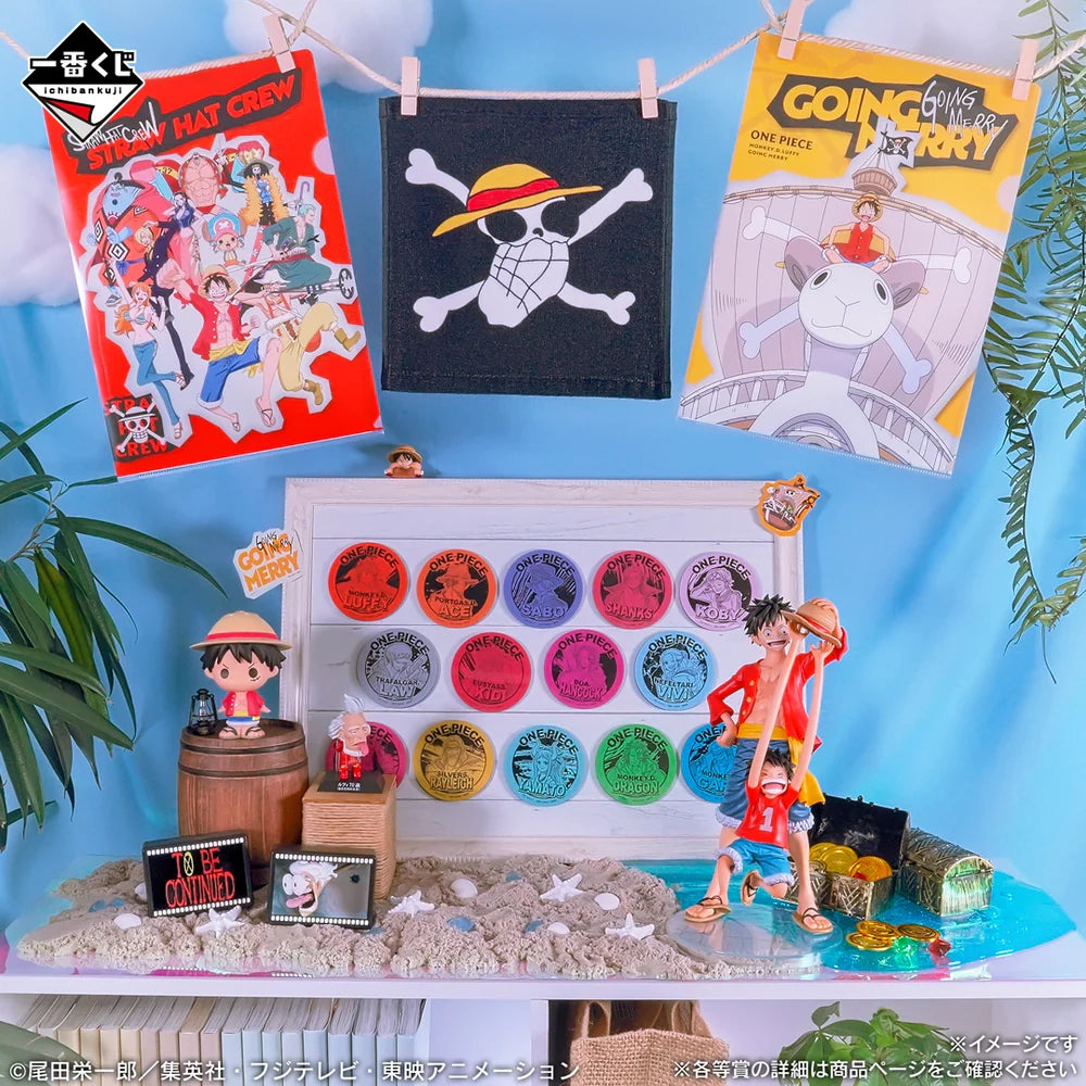 Ichiban Kuji One Piece Monkey D. Luffy Memories Of Adventure And The Voyage To The Future - H Prize Acrylic Magnet Complete Set Of 14 Types