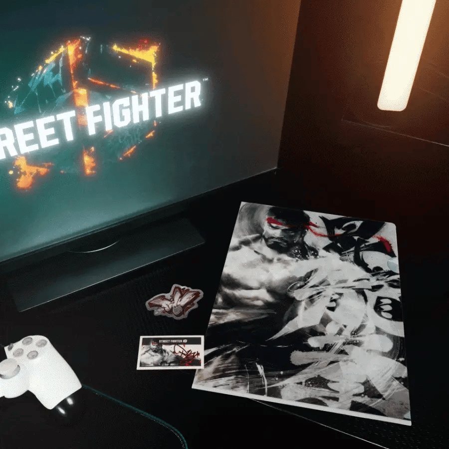 Ichiban Kuji Street Fighter 6 - H Prize Clear File & Sticker Complete Set of 24 Types