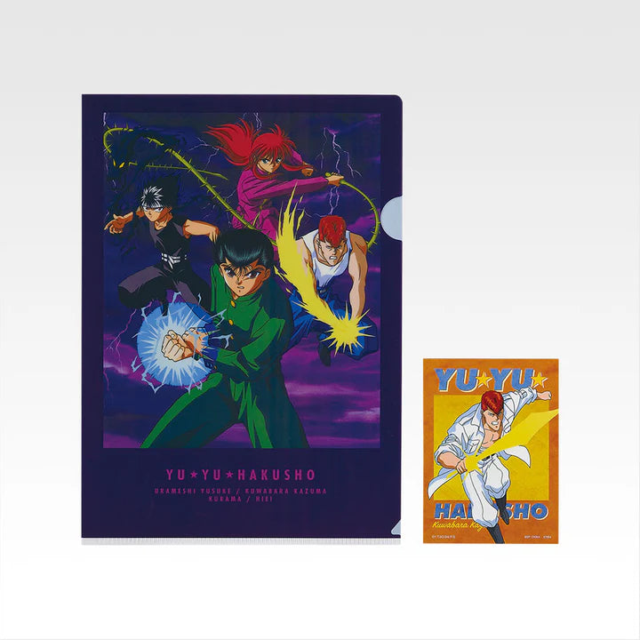 Ichiban Kuji Yu Yu Hakusho Dark Martial Arts Tournament Vol.2 - G Prize Clear Files & Stickers Complete Set of 6 Types