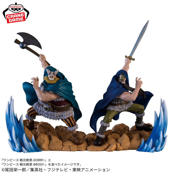 One Piece Spectacular Battle Scenery - Dorry and Brogy Duo Set