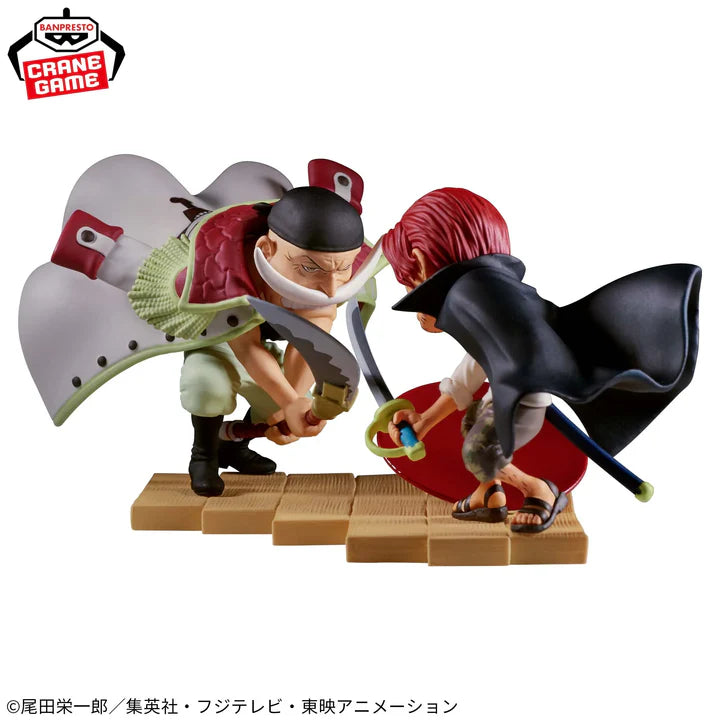 One   Piece   World   Collectible   Figures   -   Log   Stories   Edward   Newgate   VS   Shanks