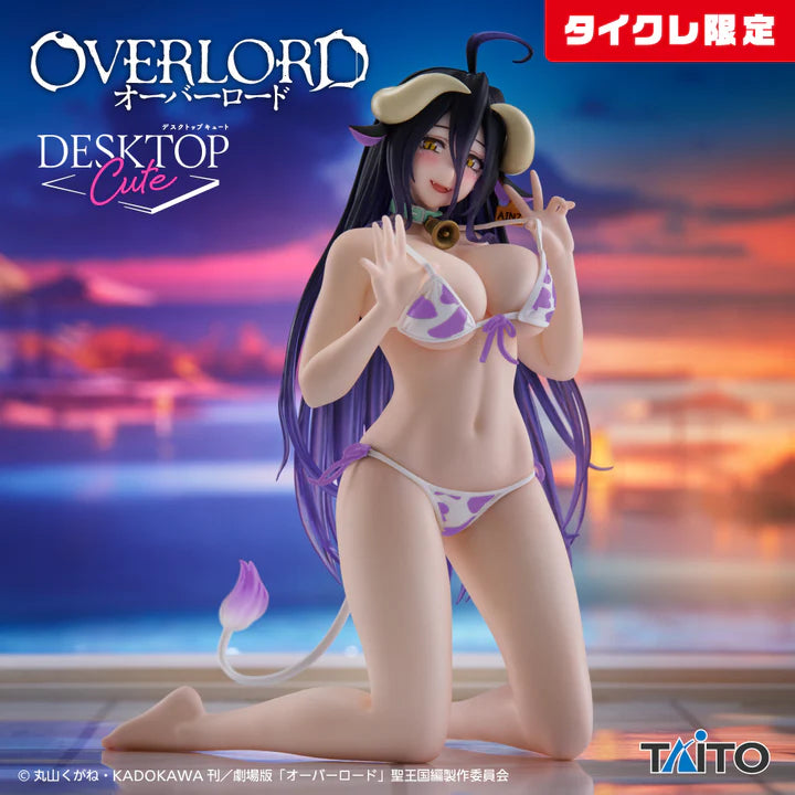 Overlord Desktop Cute - Albedo Pink Cow-Print Swimsuit Ver. Renewal (Taikure Exclusive)
