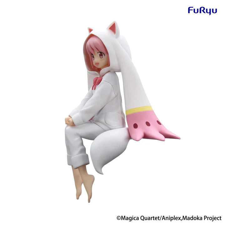 Puella Magi Madoka Magica Noodle Stopper Figure - Madoka Kaname Kyubey themed Nightwear ver.