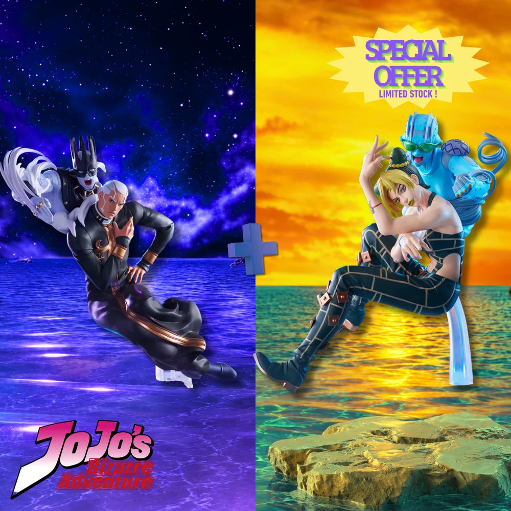 JoJo's Bizarre Adventure: Stone Ocean Xross Link MAX Figure - Enrico Pucci & Jolyne Cujoh