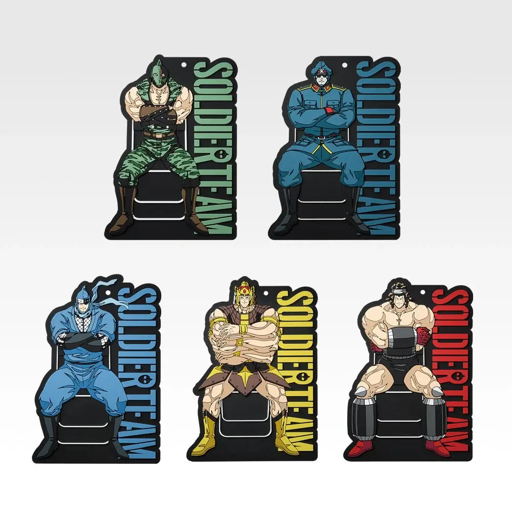 Ichiban Kuji Kinnikuman Chojin Ketsumeigun - E Prize Rubber Coasters (5 Types)