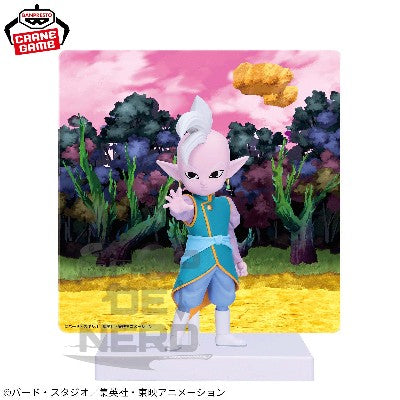 DRAGON   BALL   DAIMA   -   Super   Saiyan   Kaioshin   (mini)   figure   with   panel