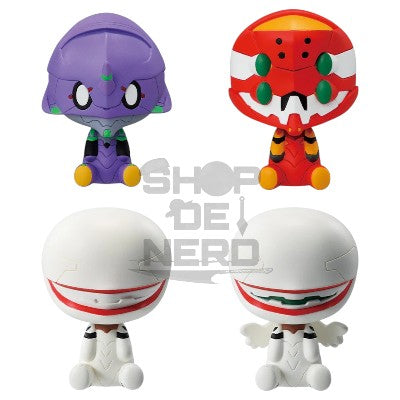 ICHIBAN KUJI NEON GENESIS EVANGELION THE MOVIE AIR/THE END OF EVANGELION - F PRIZE CHOkONOKKO FIGURE COMPLETE SET OF 4