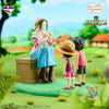 ICHIBAN KUJI ONE PIECE ROAD TO DAWN - THE PATH TO ADVENTURE - A PRIZE - REVIBLE MOMENT SCULPTURE KING MEMORY OF FOOSHA VILLAGE