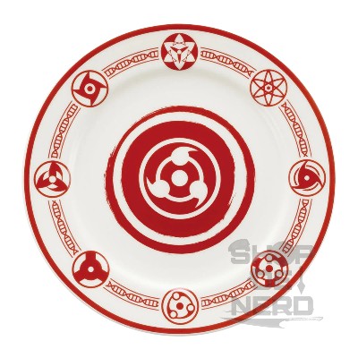 ICHIBAN KUJI NARUTO SHIPPUDEN - RED EYES THAT REFLECT THE SOUL - E PRIZE - LARGE PLATE