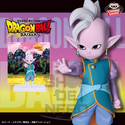 DRAGON   BALL   DAIMA   -   Super   Saiyan   Kaioshin   (mini)   figure   with   panel