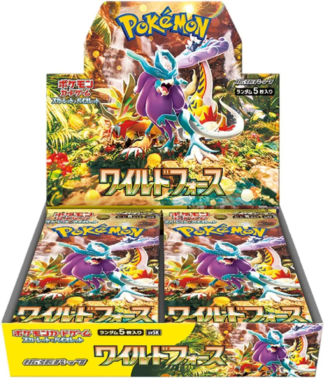 POKEMON CARD GAME SCARLET & VIOLET EXPANSION PACK - WILD FORCE sv5K (BOX)