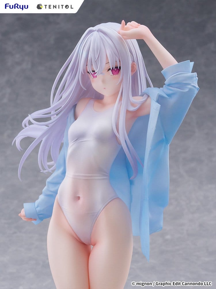 Mignon Works Tenitol Tall PVC Figure Shiro Swimsuit Ver. 30 cm