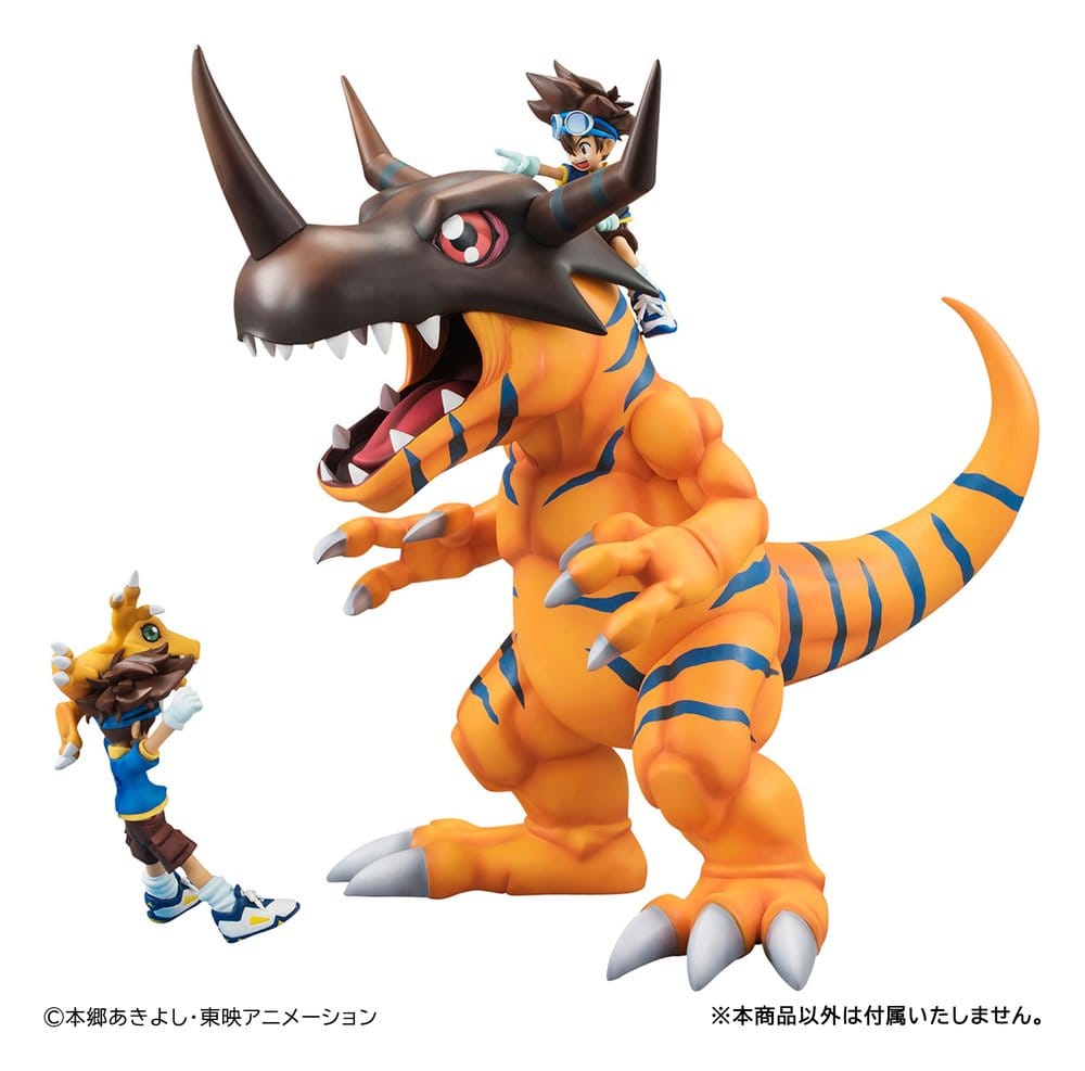 Digimon Adventure Precious G.E.M. Series PVC Figure Greymon & Taichi Yagami 25 cm