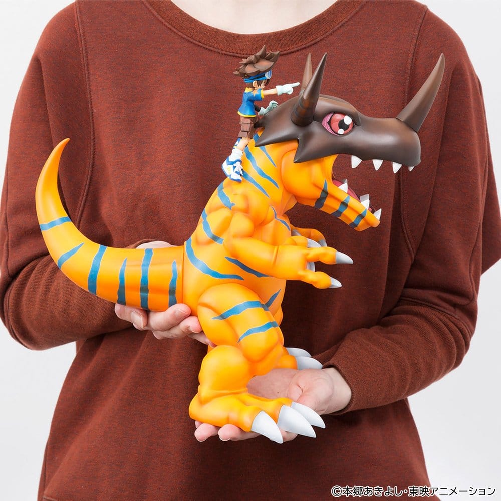 Digimon Adventure Precious G.E.M. Series PVC Figure Greymon & Taichi Yagami 25 cm