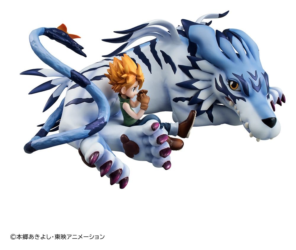 Digimon Adventure G.E.M. Series PVC Figure Garurumon & Ishida Yamato 25 cm