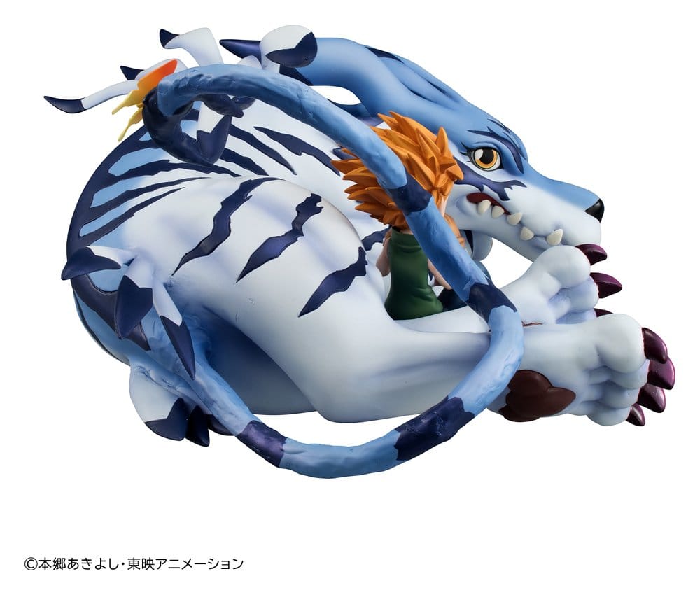 Digimon Adventure G.E.M. Series PVC Figure Garurumon & Ishida Yamato 25 cm