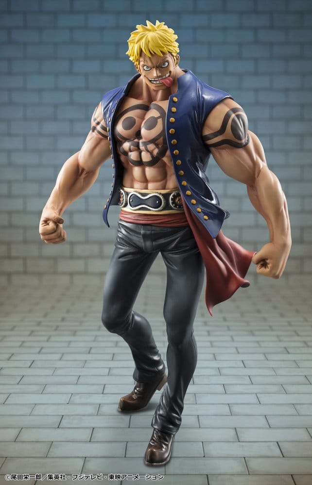 One Piece Portrait.Of.Pirates "Sailing Again" PVC Figure Bellamy the Hyena 25 cm