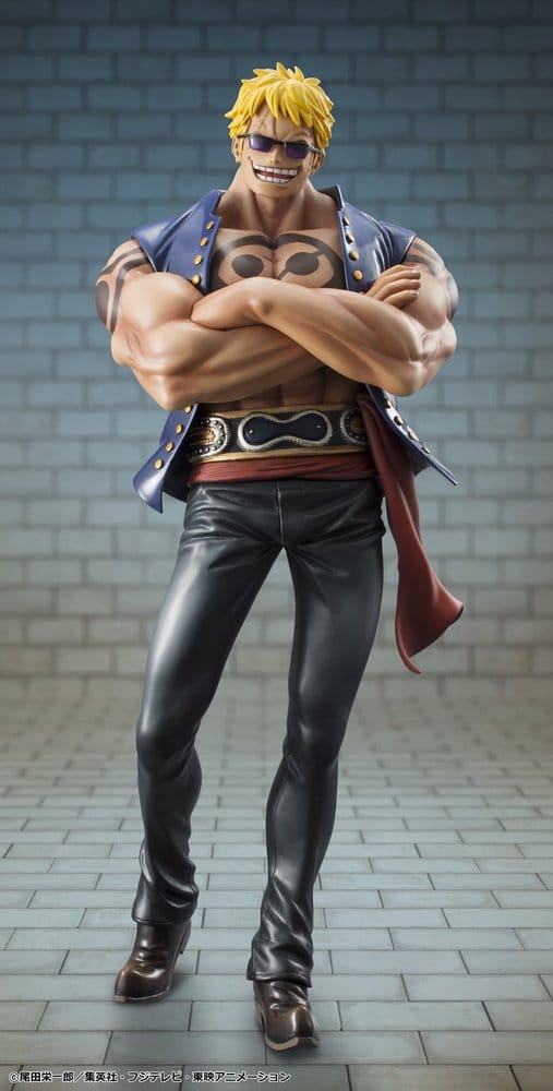 One Piece Portrait.Of.Pirates "Sailing Again" PVC Figure Bellamy the Hyena 25 cm