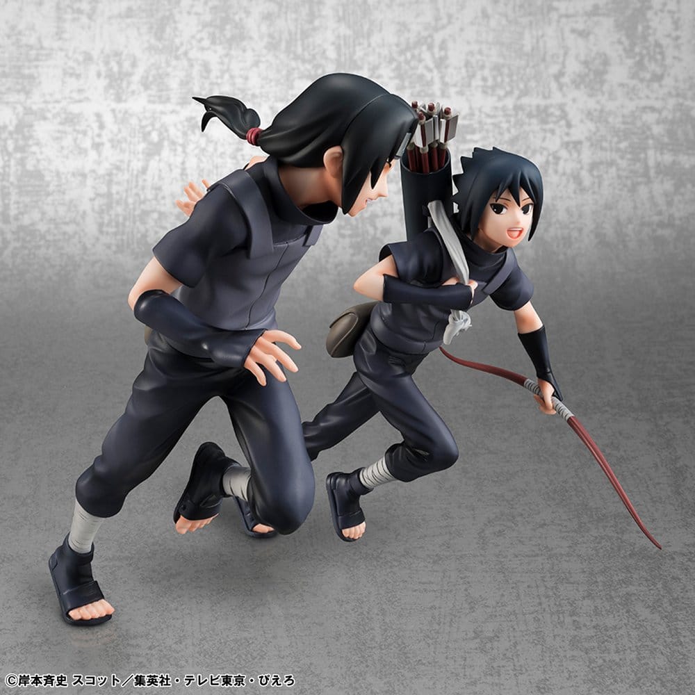 Naruto Shippuden G.E.M. Series PVC Figures 2-Pack Itachi Uchiha & Sasuke