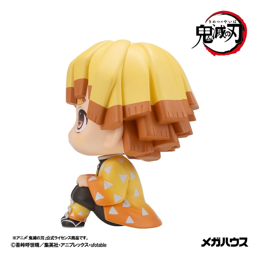 Demon Slayer: Kimetsu no Yaiba Look Up PVC Figuren 2er-Pack Zenitsu Agatsuma Grumpy Ver. & Kaigaku 11 cm (with gift)