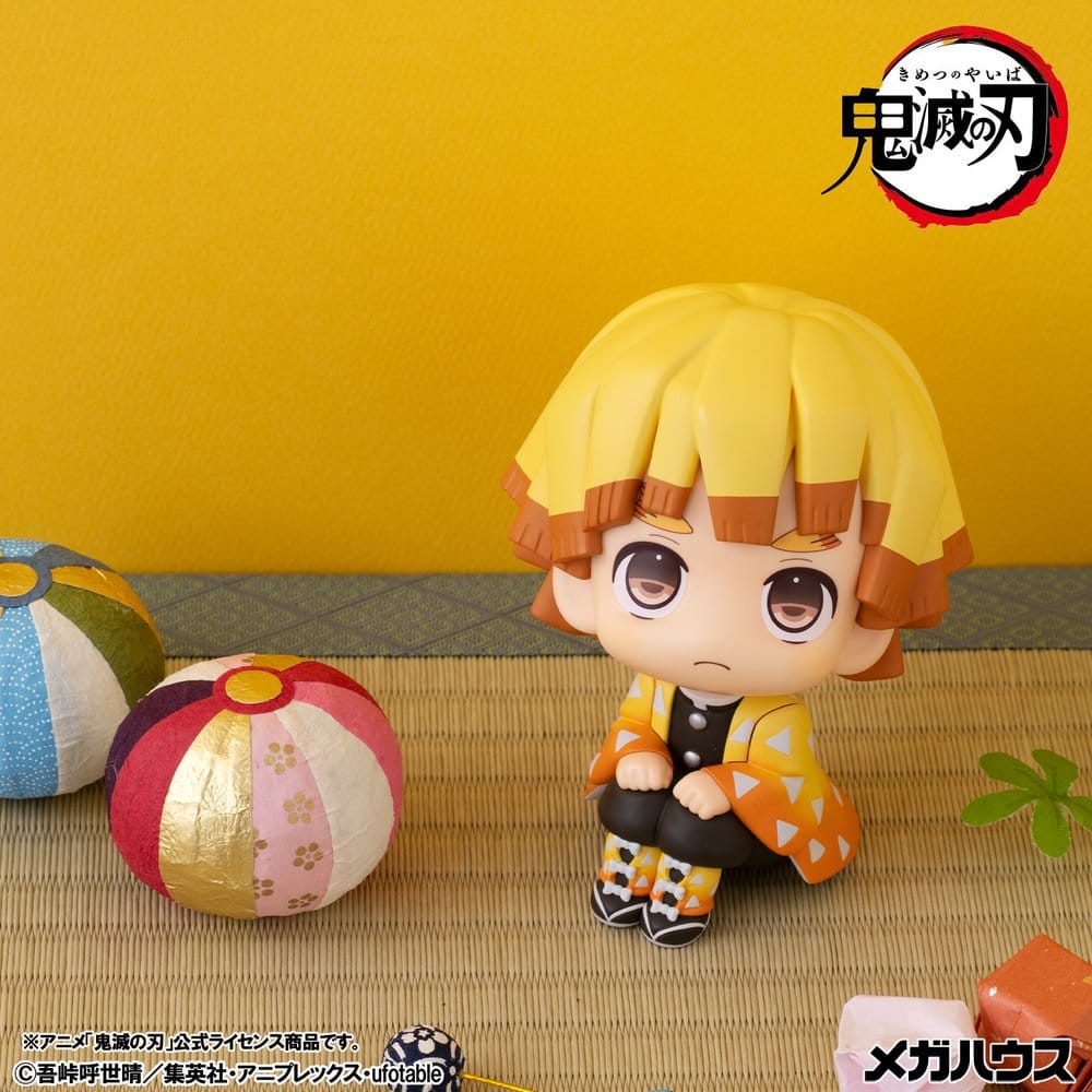 Demon Slayer: Kimetsu no Yaiba Look Up PVC Figuren 2er-Pack Zenitsu Agatsuma Grumpy Ver. & Kaigaku 11 cm (with gift)