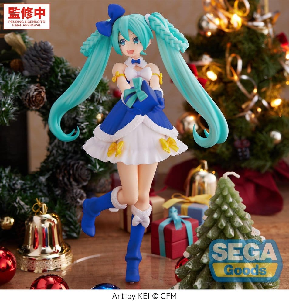 Hatsune Miku High Premium Figure - Sapphire Christmas Ver.