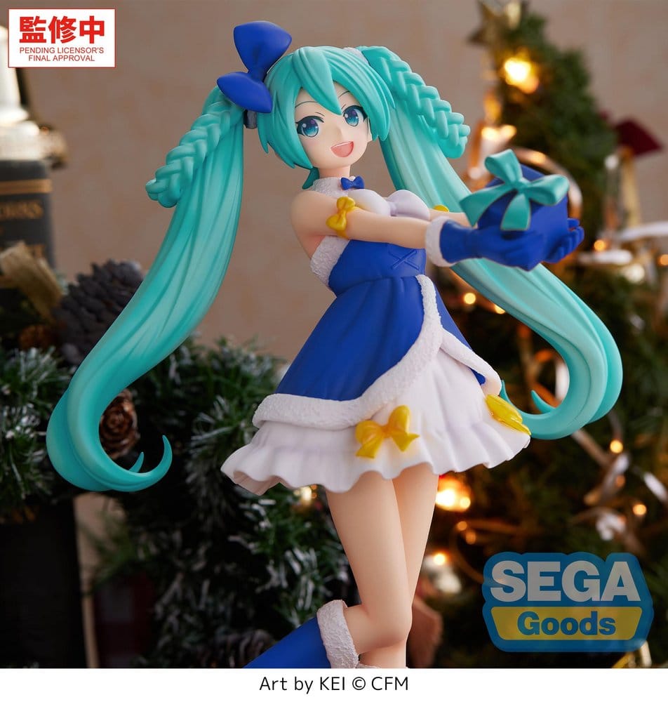 Hatsune Miku High Premium Figure - Sapphire Christmas Ver.