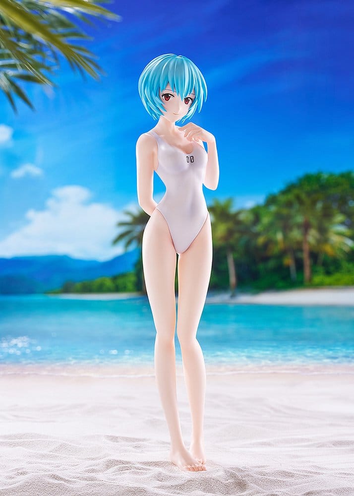 Evangelion: Rebuild Pop Up Parade - Ayanami Rei L Size Figure Beach Queens One Piece Style Ver.