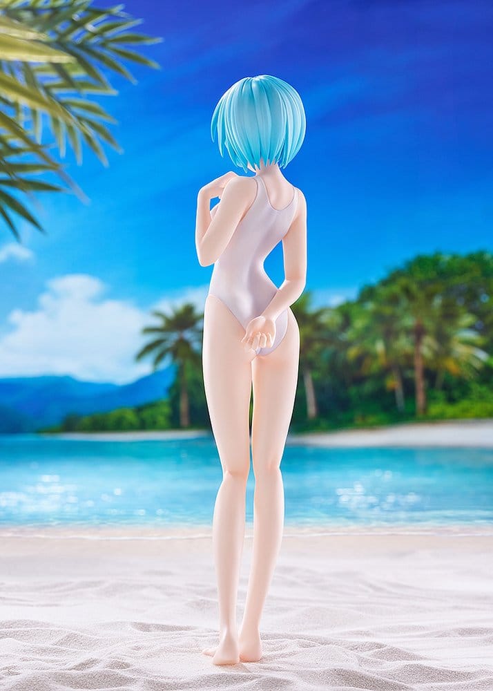 Evangelion: Rebuild Pop Up Parade - Ayanami Rei L Size Figure Beach Queens One Piece Style Ver.