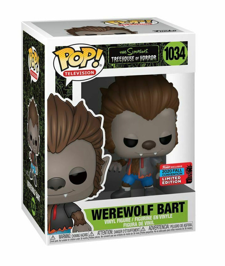 Funko POP! The Simpsons TOH: Werewolf Bart (1034) EXM