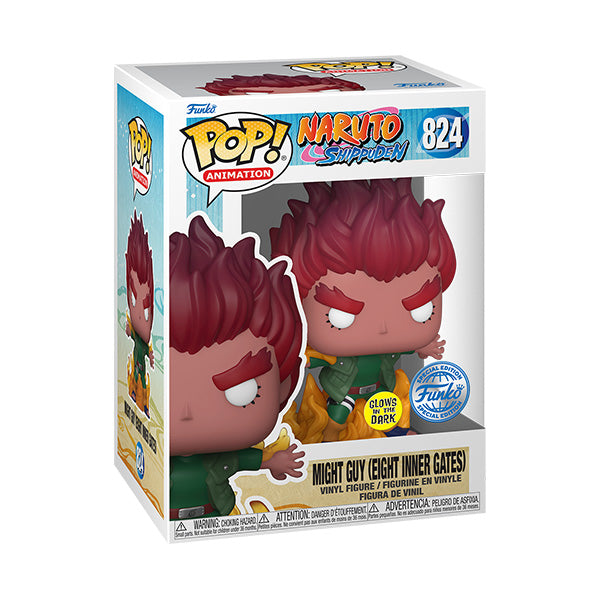 Funko POP! Naruto: Might Guy (Eight Gates) (824) EXM GW