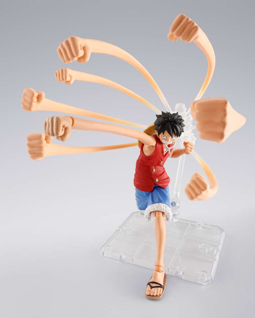 One piece monkey.d.luffy romance dawn gum gum option parts set