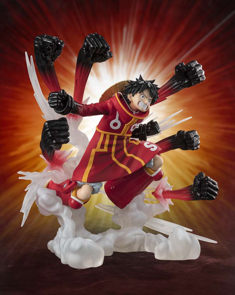 One piece Monkey D. Luffy Gum-Gum Hawk Gatling Extra Batt Figuarts Zero