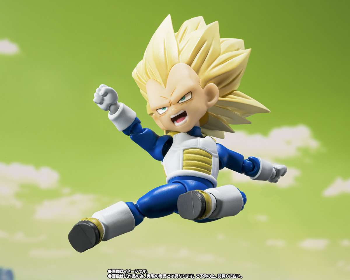 Dragonball Daima Mini Super Saiyan 3 Vegeta Shf