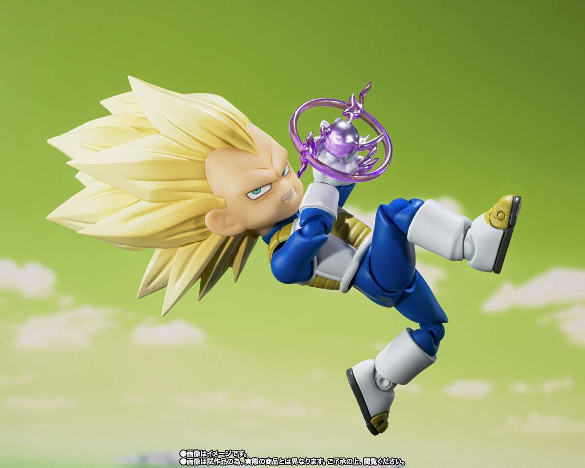 Dragonball Daima Mini Super Saiyan 3 Vegeta Shf