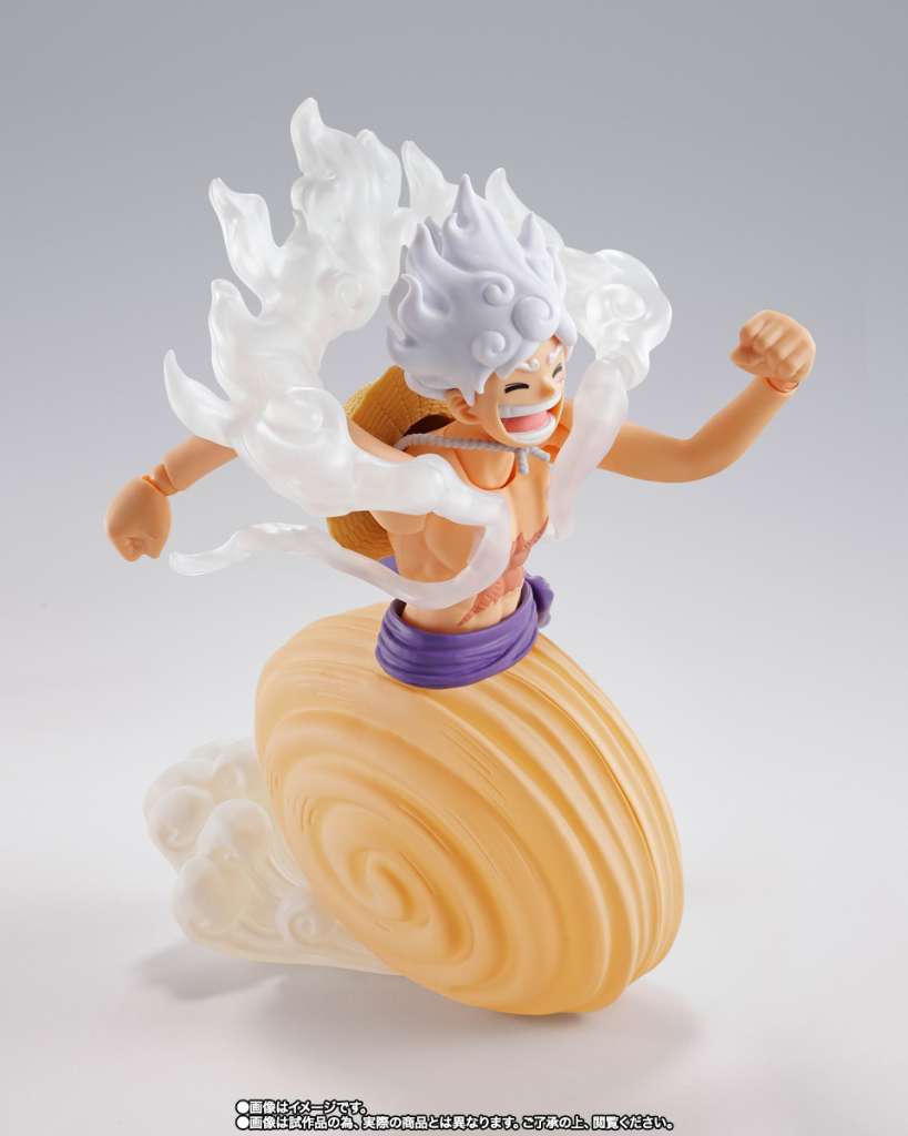 One Piece Monkey.D.Luffy Gear5 Future Island Egghead Shf